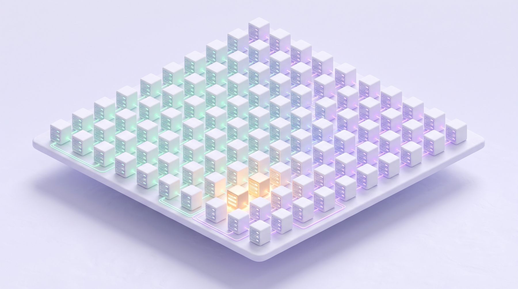 Isometric compute tiles